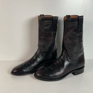 Lucchese 2000 Majestic Roper Boots | Cowboy | Black Cherry | Men’s 8 D